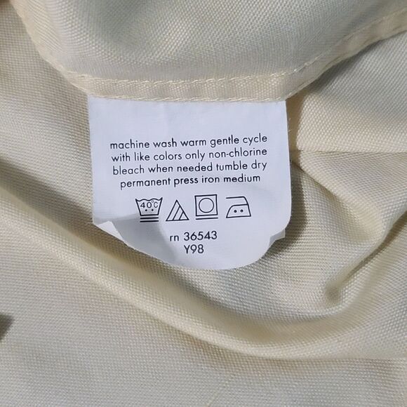 Arrow Fairfield Mens Button Up Shirt Yellow Size 34/35 Cotton Blend Neck 17 - Picture 6 of 12